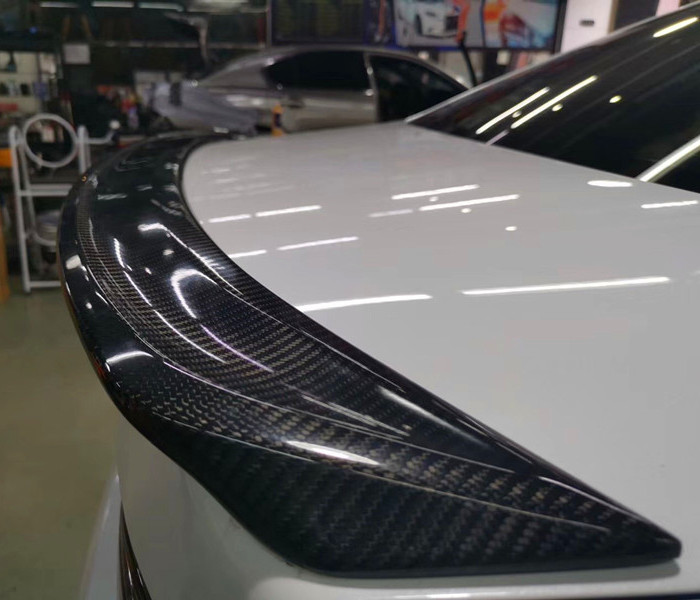 GS-F-STYLE углеродного волокна задний спойлер для 2014-2019 LEXUS GS & GS выдвижная лестница F