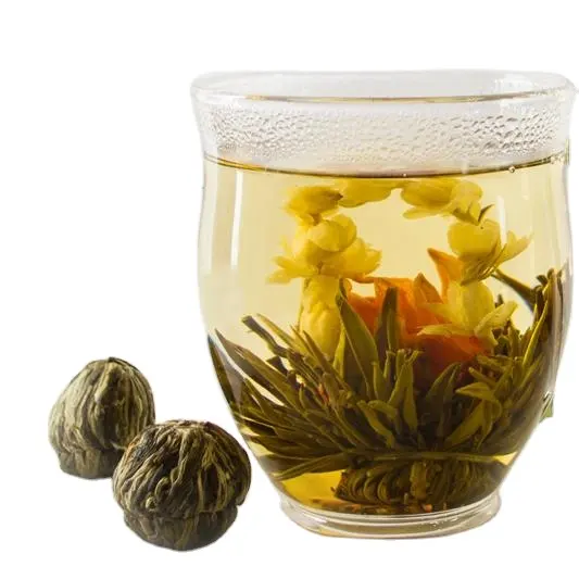 Chinese Supplier Beautiful Handmade Blooming Tea Balls OEM  Flowering Tea Organic Floral Bloom Tea 0401/007