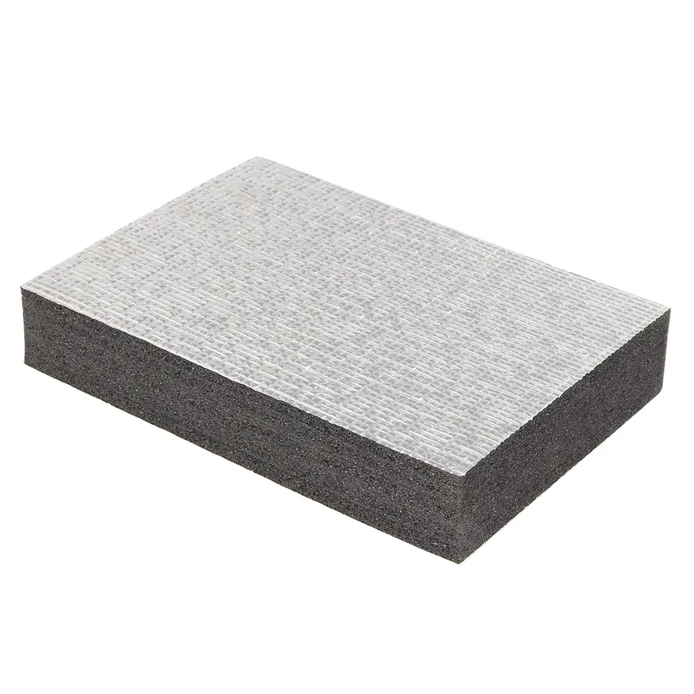 Aluminum Foam Panels PE Foam Back Aluminum Foil Insulation Floor Acoustic Foam Panels