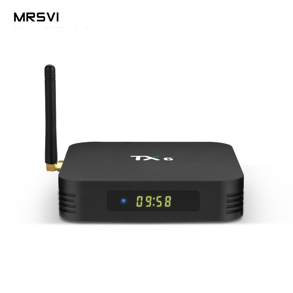 Высокое качество TX6 Allwinner H6 ТВ коробка Android 9,0 4 ГБ 32 ГБ 2,4G/5G двухдиапазонный wifi Смарт ТВ коробка