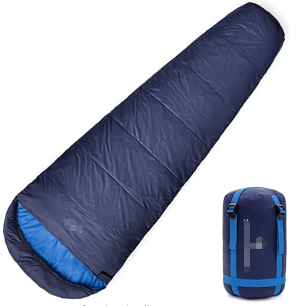 Woqi hollow cotton Camping sleeping bag Adult Mummy Sleeping Bag filling in hollow cotton