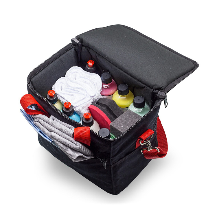 Heavy Duty Water Resistant Nylon Storage 8 Bottle Bag Polishes Detailing Bag