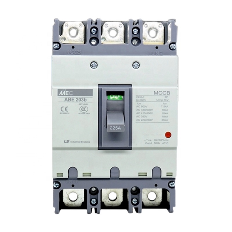Electric Plastic Case Leakage Miniature Circuit Breaker ABS202b 200A