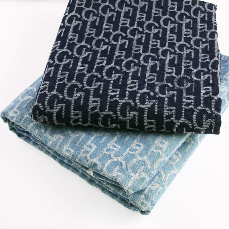 China supplier Custom Made Indigo Blue Cotton Stretch designer Denim Fabric wholesales