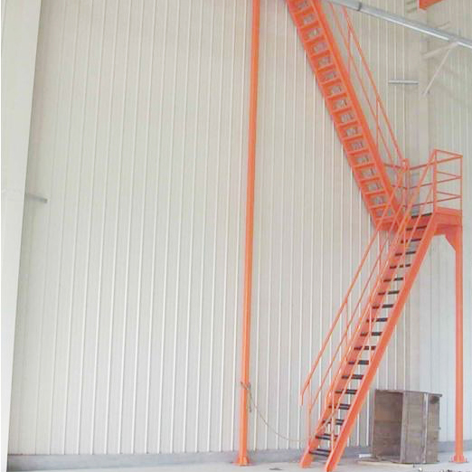 Escaleras metalicas para exteriores outdoor metal stair Outdoor Galvanized Black Painted Steel Stair Exterior Spiral Staircase