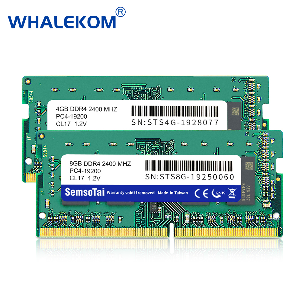 SEMSOTAI/whalecom STS8G 2400 заводская цена 260Pin CL17 1,2 V 8G ноутбук DDR4 RAM