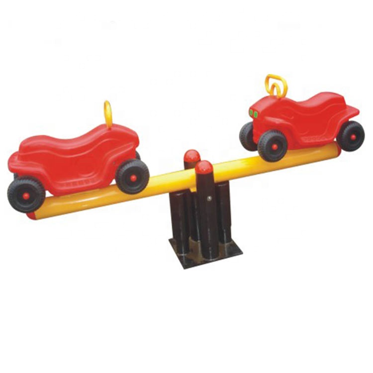 Пластиковая детская seesaw, желтая лошадь seesaw, детская seesaw