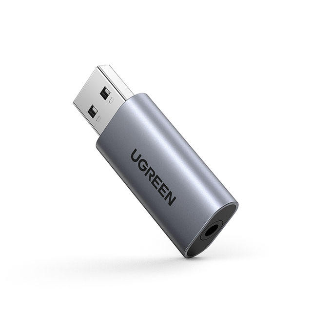 Звуковая карта Ugreen, Usb 3,5 мм, аудио интерфейс, внешняя звуковая карта для наушников, динамиков для ноутбука, Nintendo Switch, звуковая карта