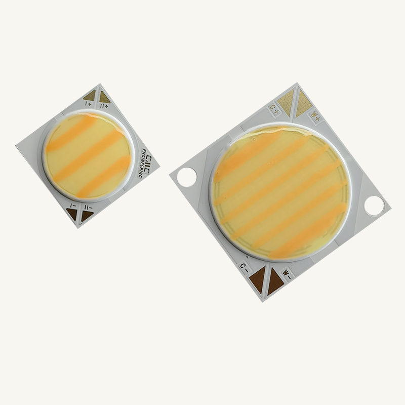 Two color cob led chip with warm white and cool white on one board 20W 50W 72W 100W 200W 400W 2400W high power led chip