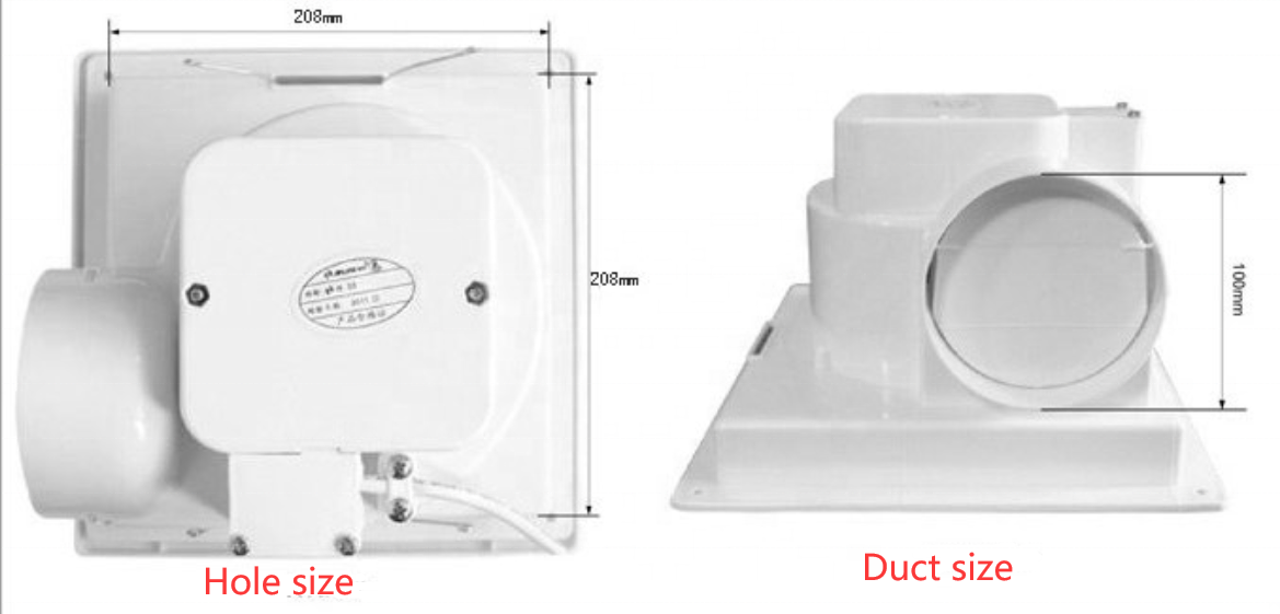 Centrifugal ceiling type Ventilation Exhaust fan