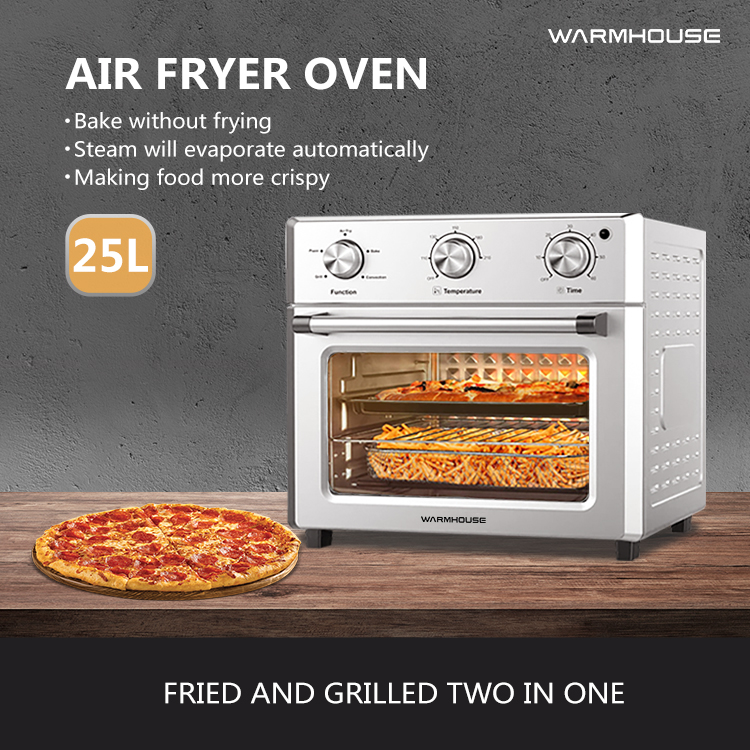 Warmhouse 26L Smart Air Fry Digital Countertop Convection oven air fryer Toaster Oven