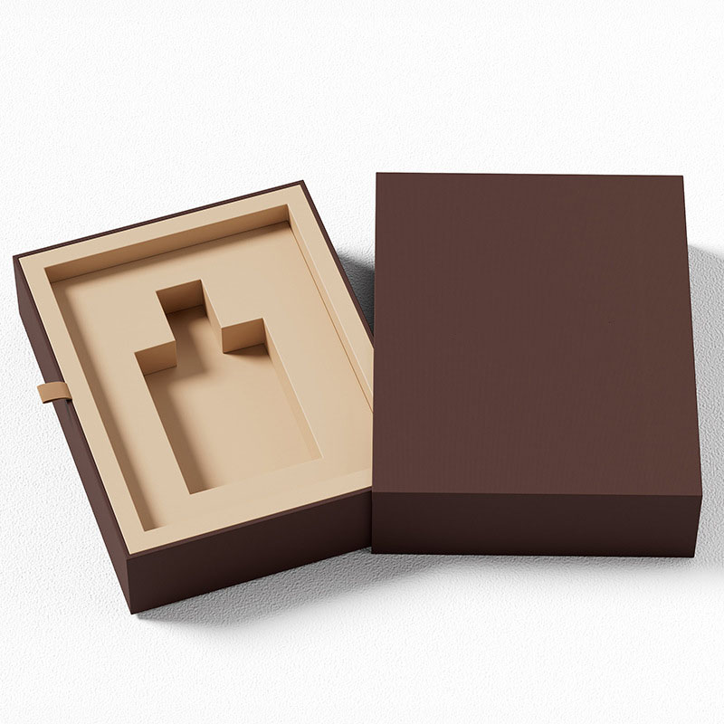 Custom Luxury Drawer Paperboard packaging gift box for perfume cosmetic essential oil with EVA insert fillings
