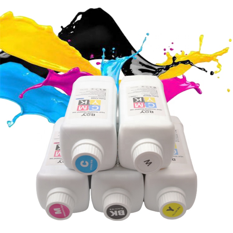 CMYK цветные I1800 запасные водяные знаки поставщик цифровая печать DTF пигментные чернила для белых струйных принтеров