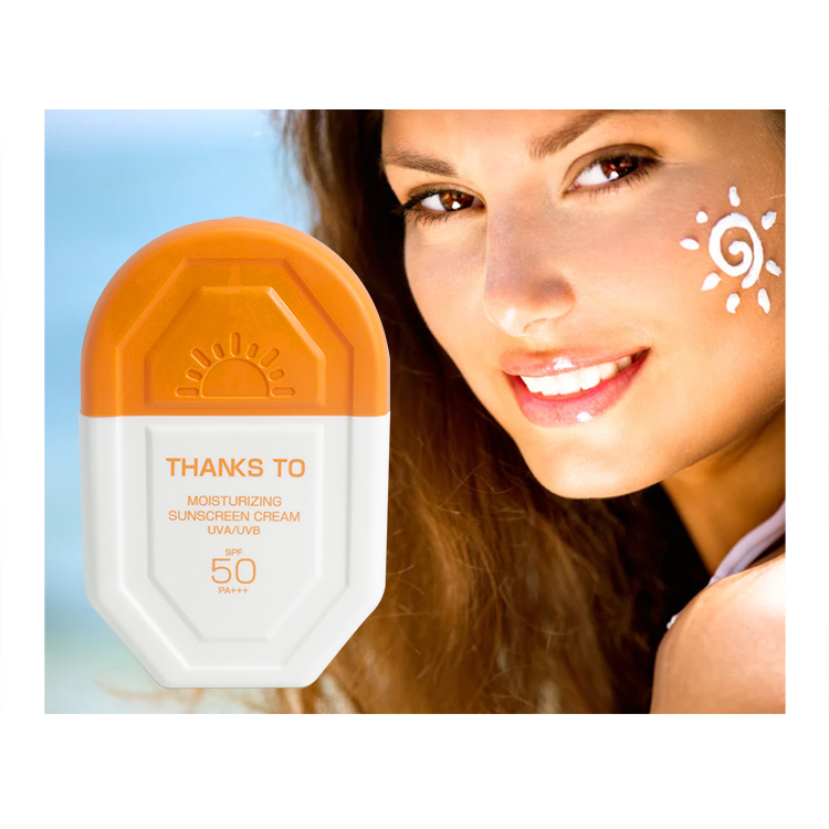 Благодаря SPF 50 с защитой от солнечных лучей, солнцезащитный крем увлажняющий отбеливающий крем для лица с органическим UVA/UVB и солнцезащитного крема