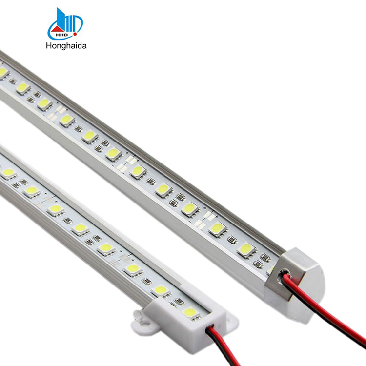 12 В 24 В smd 5730 5050 2835 72 светодиодная алюминиевая жесткая Жесткая светодиодная полоса освещения