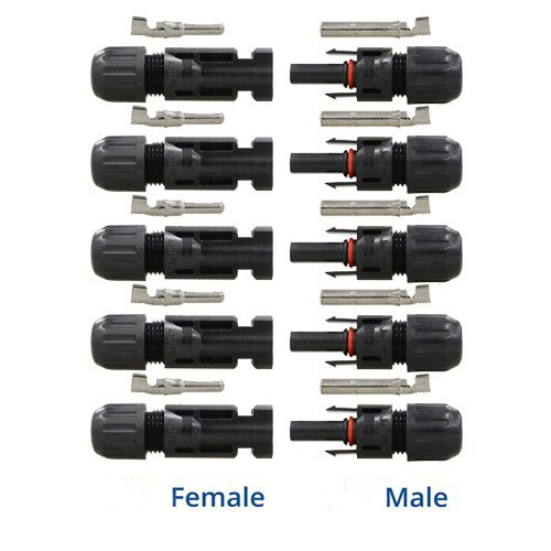SeanRo CE IP67 waterproof 30A DC 1000V 2.5mm2 4mm2 6mm2 Solar Cable Connector for solar pv system