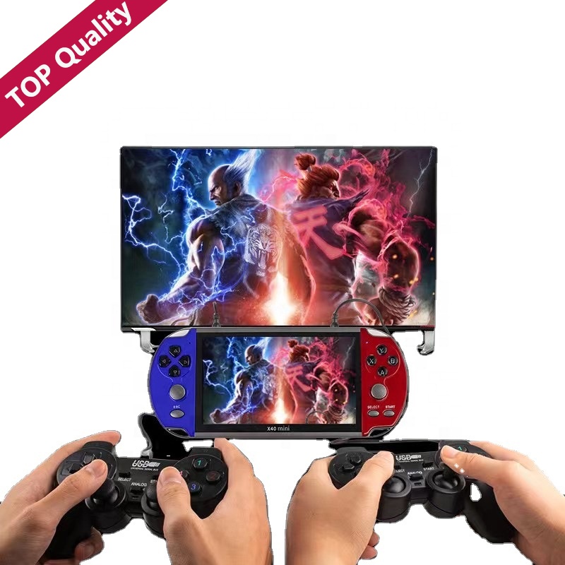 16G Portable Retro Video X40 mini Game Console X12 Plus X7 X6 Handheld Gaming Joystick G5 Game TV Out box machine Player