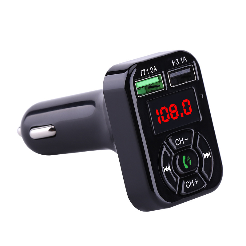 Автомобильный FM-трансмиттер A9, Bluetooth, AUX модулятор, MP3 плеер, зарядное устройство USB, 3,1 А