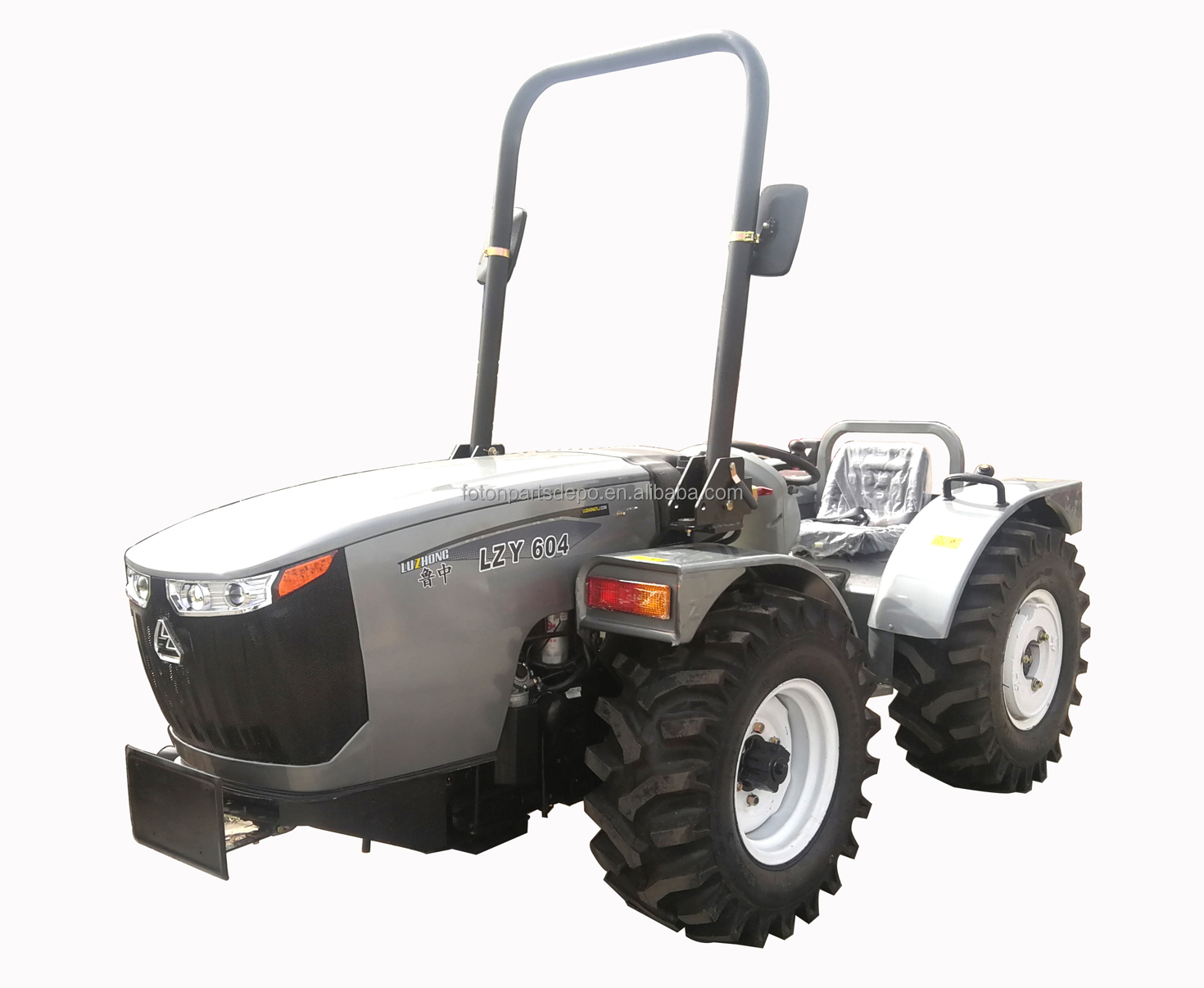 Luzhong 60hp шарнирный трактор 4WD фермерское оборудование Changchai
