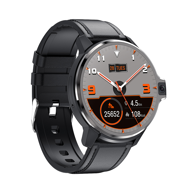 4G Android Smart Watch DM30 Face Recognition Unlock Android 9.1 Quar-Core Chip Dual Cameras 4G Video Call APP Download 1+16G