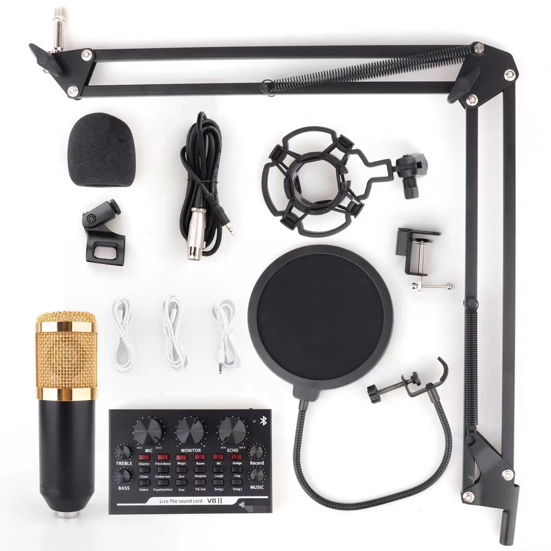 GCJ G3 миниатюрный аудио интерфейс с DJ-миксером, звуковая карта в реальном времени, черная с 48V Power OTG Plug с микрофоном 3,5 мм