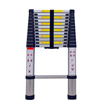 2020 hot selling steps 3.8M household telescopic aluminum and lightweight ladder