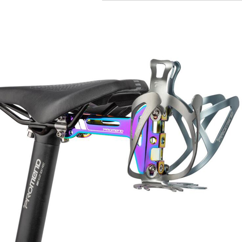 Bottle cage conversion seat aluminum alloy colorful bicycle double water cup holder installation adapter seat riding equipment
