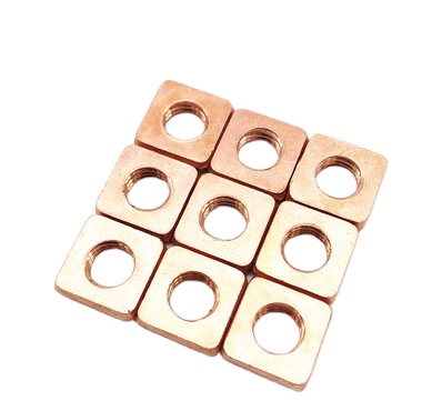 #6-32 #4-40 Brass Square Nuts