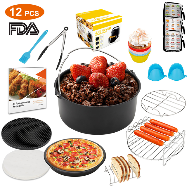 Аксессуары для фритюрницы, 8 дюймов, для фритюрницы 5,8 qt XL, подходит для аэрофритюрницы Gowise, Cozyna Power