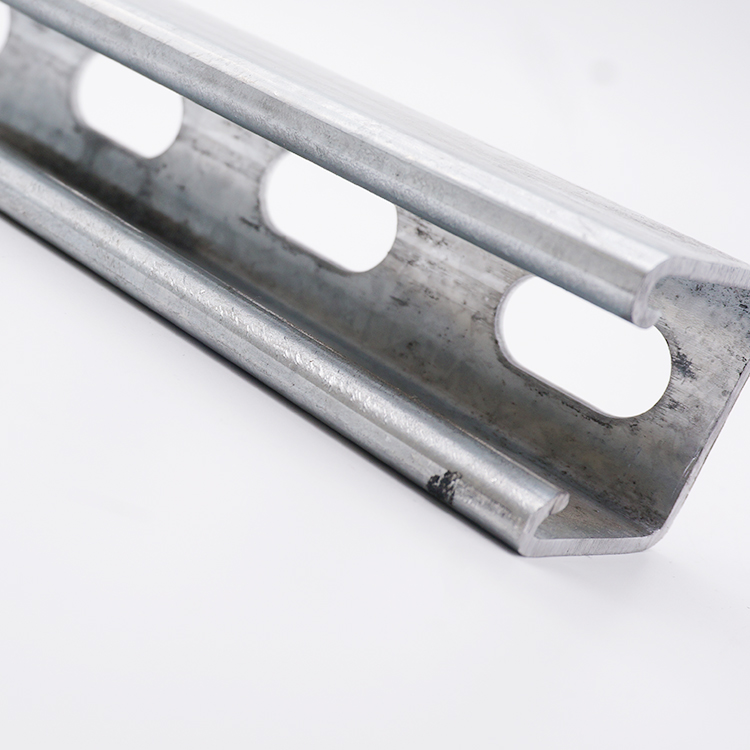 Galvanized punched steel strut channel/galvanized steel c channel accessory