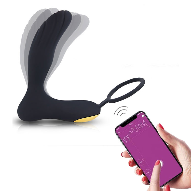 China hot sale silicone electric anal plug vibrator homemade anal sex toys men vibrating anal butt vagina plug women