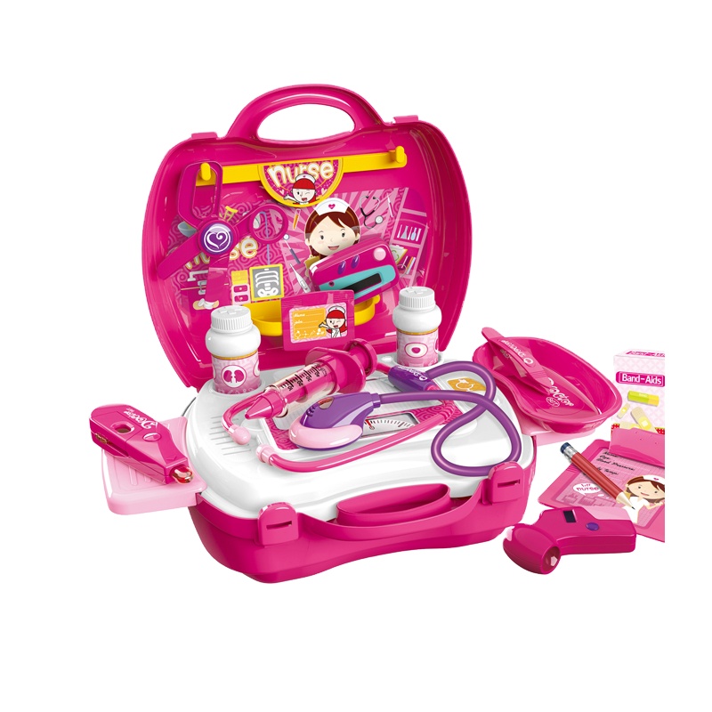 Wholesale funny role play doctor set toys in medical storage 2 mixed