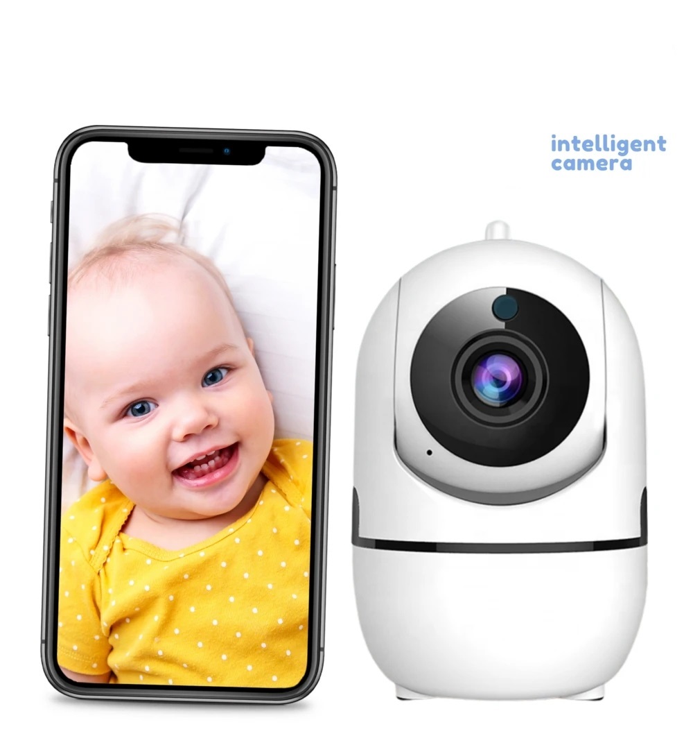 2021 1080p Wifi small home security PTZ camera two-way audio body tracking wireless smart home Mini cctv camera