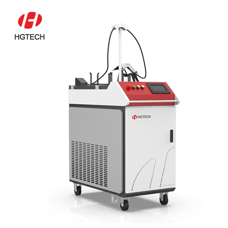 2022 г., оптоволоконный лазерный сварочный аппарат HGTECH CNC 500w1000w 1500w 2000w для нержавеющей стали