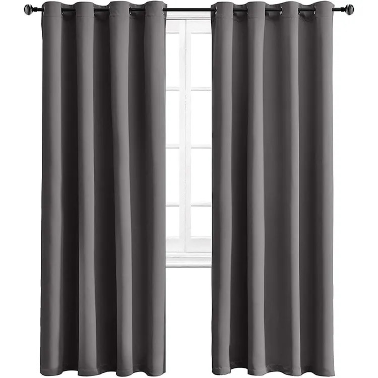 Thermal Insulated Blackout Curtains Blackout Curtain fabric For The Living Room