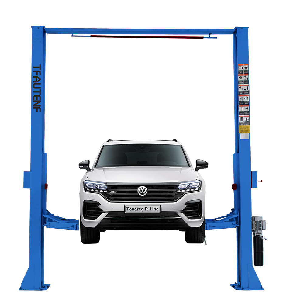 TFAUTENF CL-2045 4.5 T blue clear floor car lift