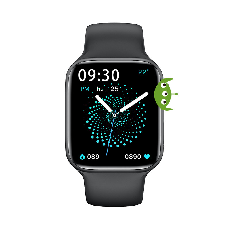 Reloj smartwatch 1,75 дюймов полный многофактурная крутящаяся кнопка длительное время работы от аккумулятора напоминание о вызове пользовательские циферблат IWO серии 6 Смарт-часы hw22