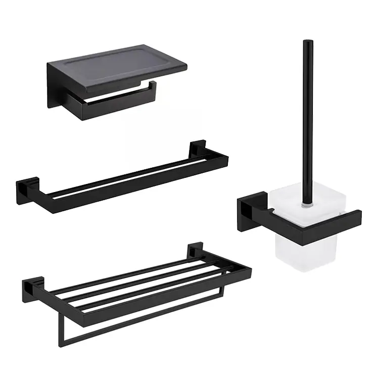 modern black bathroom products accessories bathroom fittings