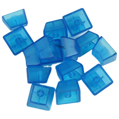 Полностью прозрачная механическая клавиатура OEM keycap с подсветкой без гравировки ABS Поверхность матовая на ощупь