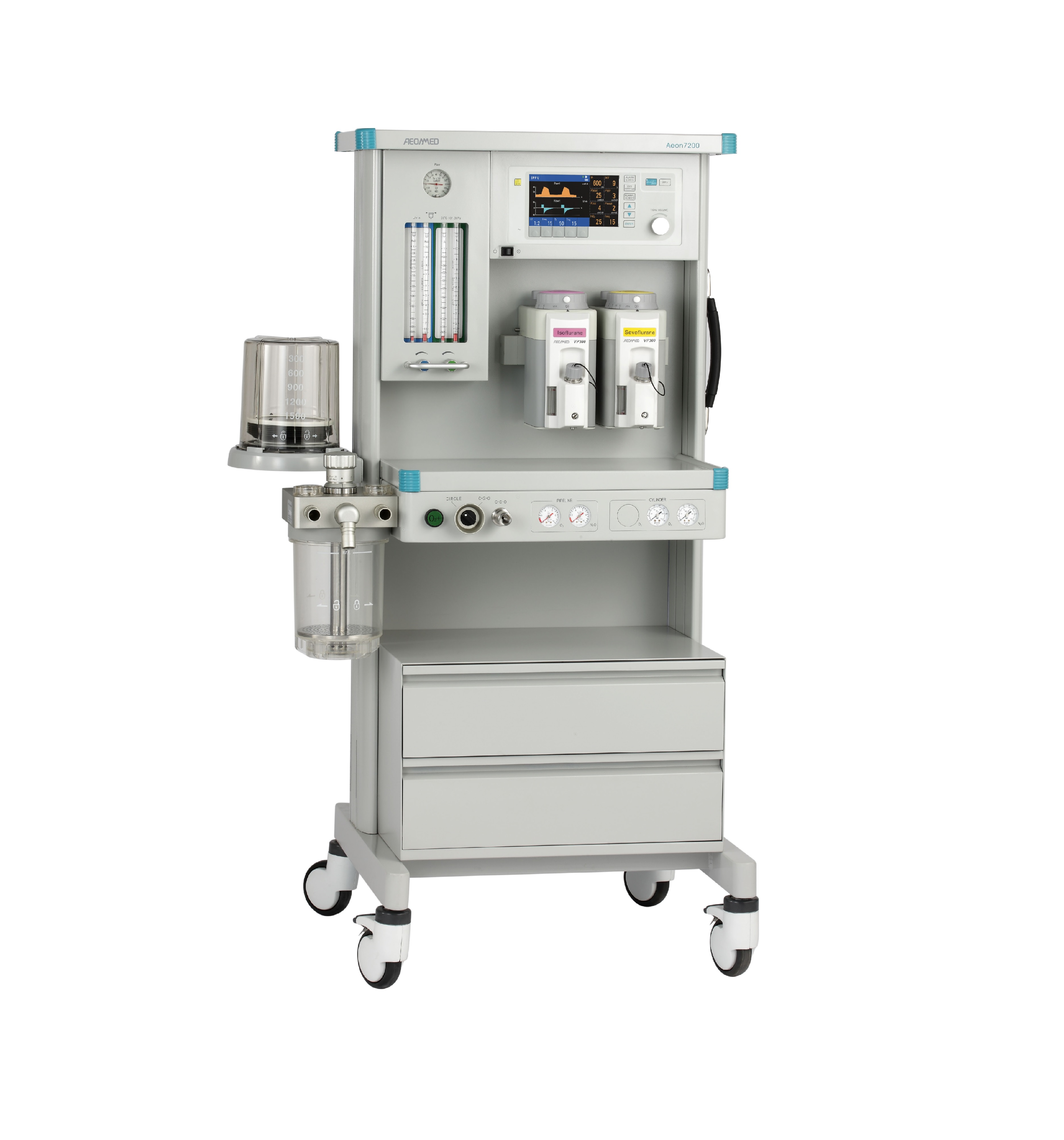 Одобренный CE Aeonmed 7200 многофункциональная система вентиляторов анестезии