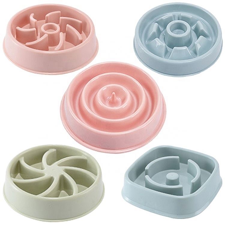 Dog Bowl Cat Fun Interactive feeder stop bloat food bowl slow feed dog bowl