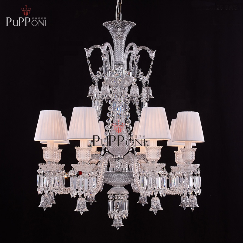 Люстры De Cristal Baccarat освещение роскошная хрустальная люстра для гостиной