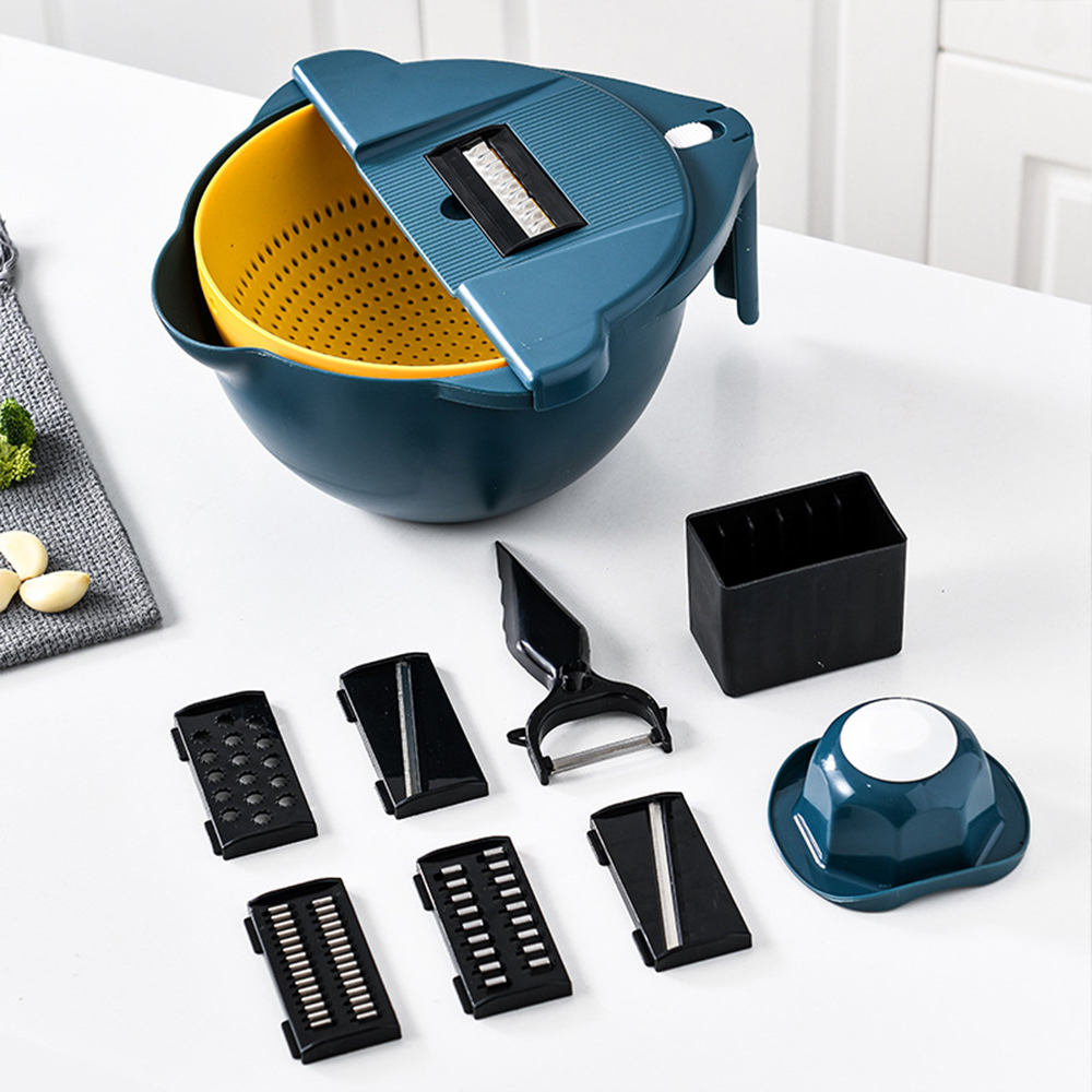 2020 New Multi-function Vegetable Chopper 9 in 1 Slicer Factory Direct Kitchen Accessories Multi Function Food Dicer
