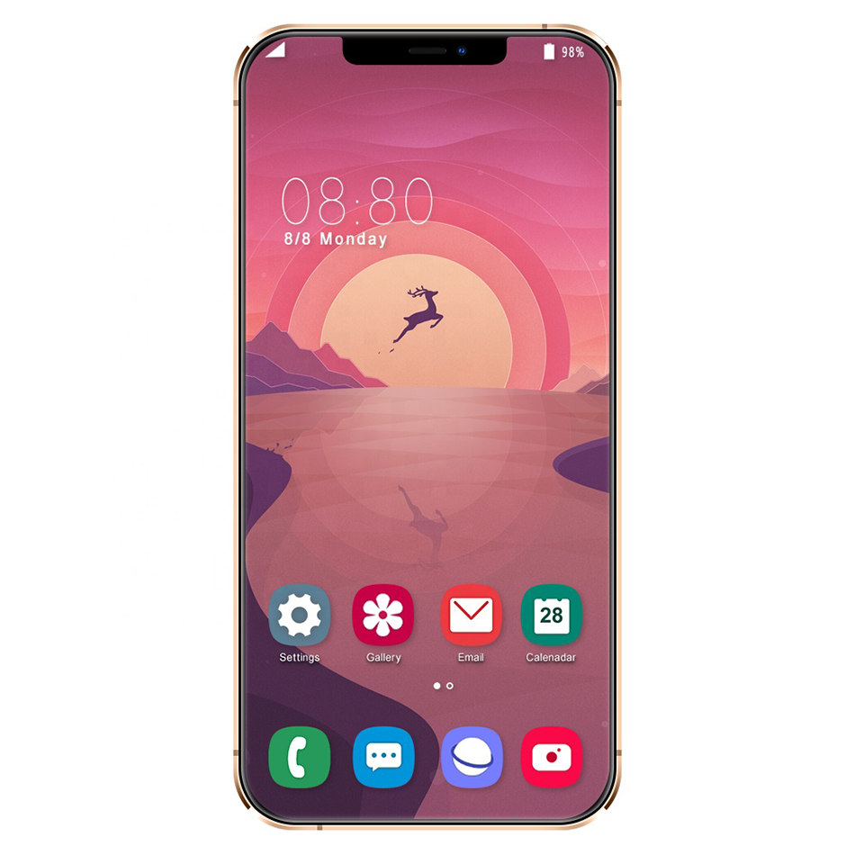 Мобильный телефон Goophone с идентификацией по отпечатку пальца и лицу, четырехъядерный мобильный телефон, мобильный телефон оптом, смартфон i12 13 14 PRO MAX