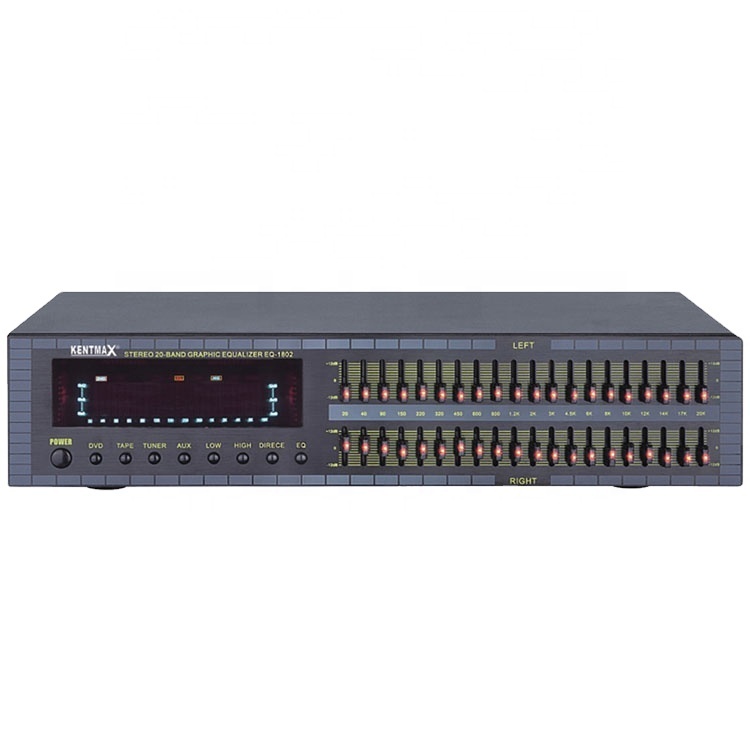 Advantage Price Digital Effect Processor 2 * 20 Bands EQ Audio Equalizer Home Appliance VFD Display