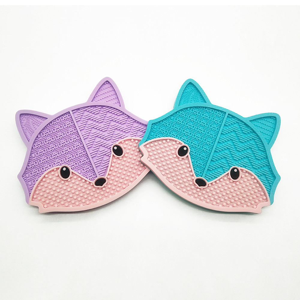 Silicone Makeup Brush Cleaner Pad Make Up Washing Brush Cleaning Mat Hand Tool Foundation Makeup Brush Scrubber Board