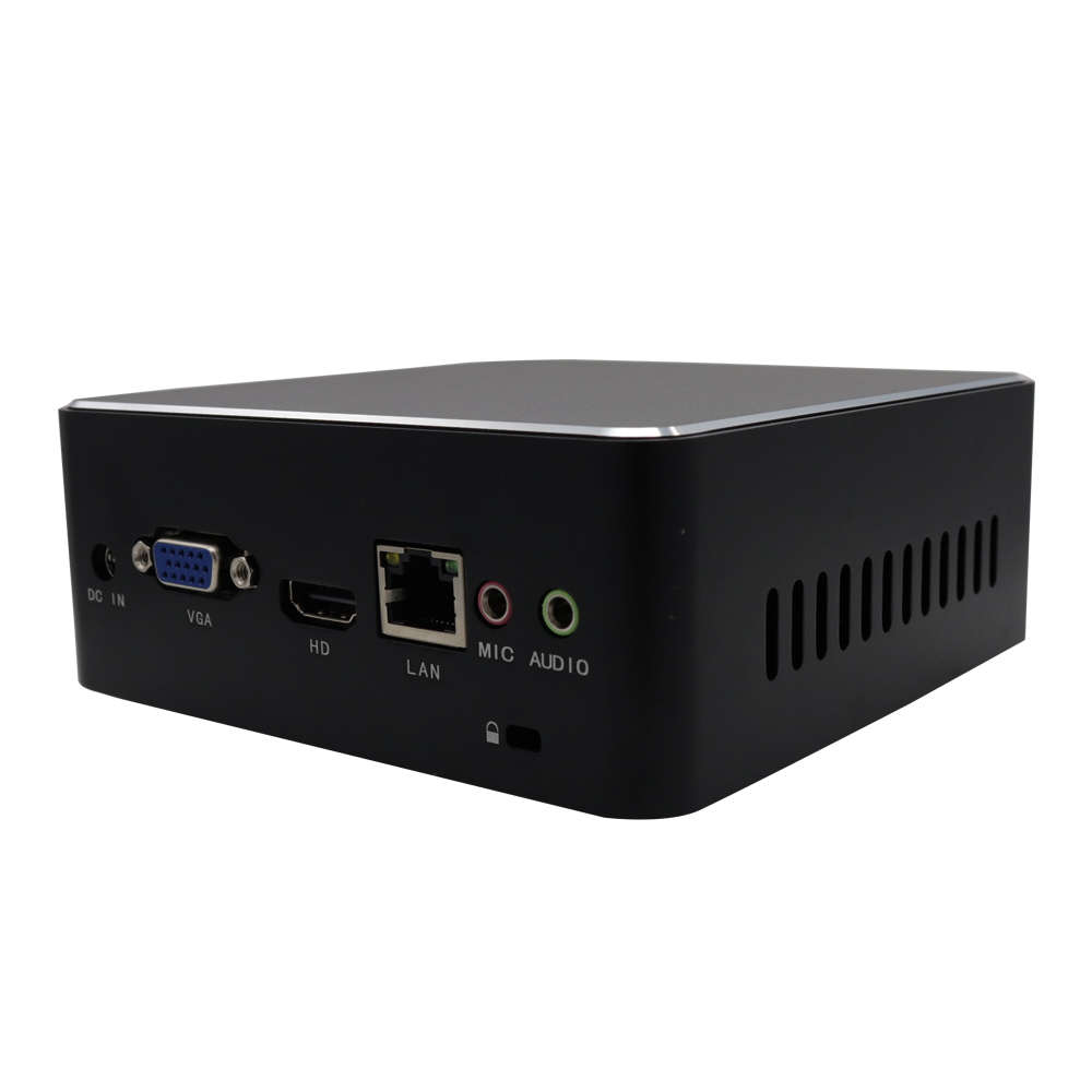 Мини-ПК без вентилятора, Intel Core i3 7100U/ i5 7200U, Win10 (64 бит), настольный компьютер с поддержкой Gigabit Ethernet Linux BT 4K Dual WiFi