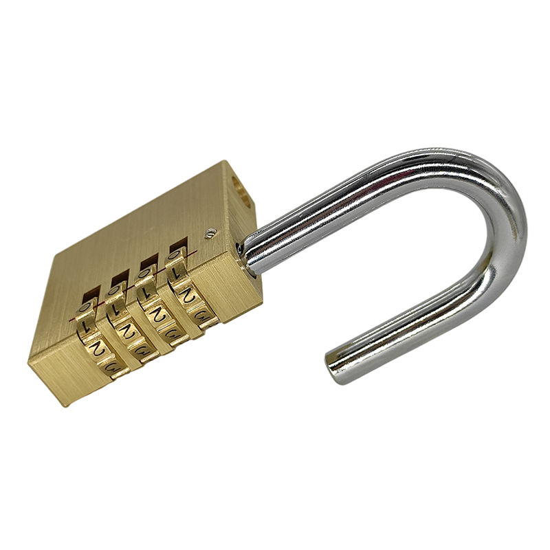 High security 4-digit combination copper password padlock