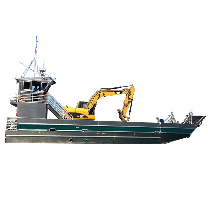 15m 13 tons load aluminum open sea cargo ship barge boat landing craft for sale