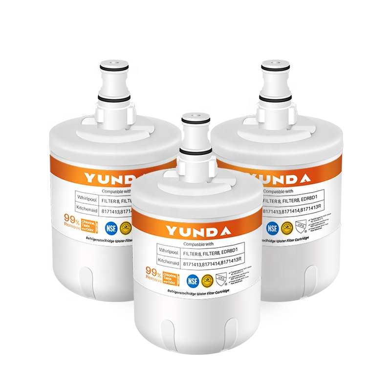 Replacement For 8171413 And 8171414 With NSF Certificate And Activated Carbon Filter Home Household Refrigerator Water Filter